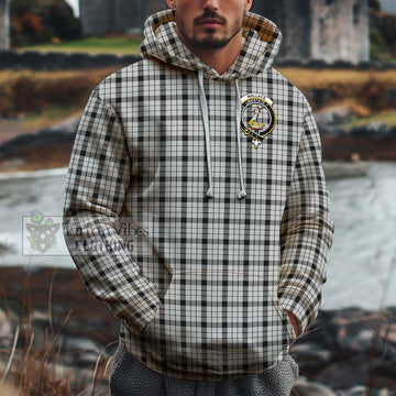 Wallace Dress Tartan Cotton Hoodie with Family Crest