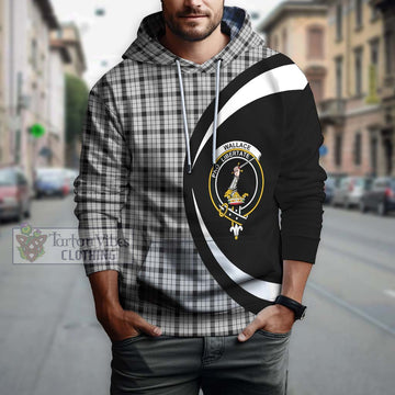 Wallace Dress Tartan Hoodie with Family Crest Circle Style