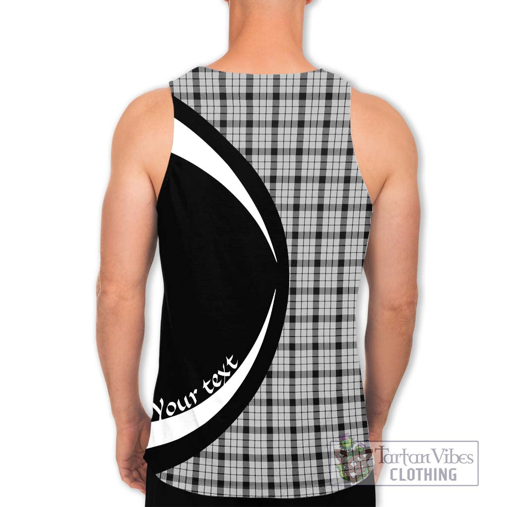 Wallace Dress Tartan Men's Tank Top with Family Crest Circle Style - Tartan Vibes Clothing