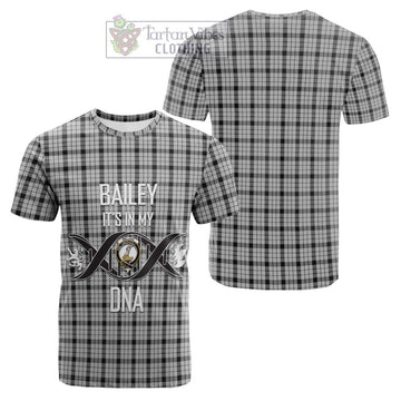 Wallace Dress Tartan Cotton T-shirt with Family Crest DNA In Me Style