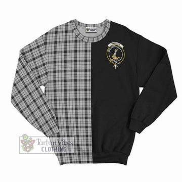 Wallace Dress Tartan Sweatshirt with Family Crest and Half Of Me Style