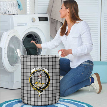 Wallace Dress Tartan Laundry Basket with Family Crest