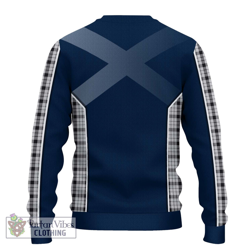 Wallace Dress Tartan Knitted Sweater with Family Crest and Lion Rampant Vibes Sport Style - Tartan Vibes Clothing