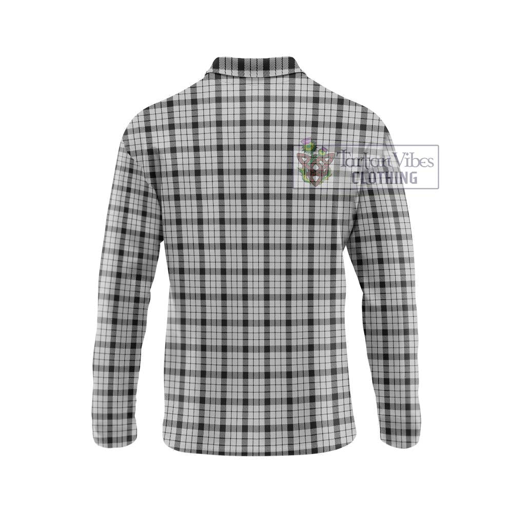 Wallace Dress Tartan Long Sleeve Polo Shirt with Family Crest DNA In Me Style - Tartanvibesclothing Shop