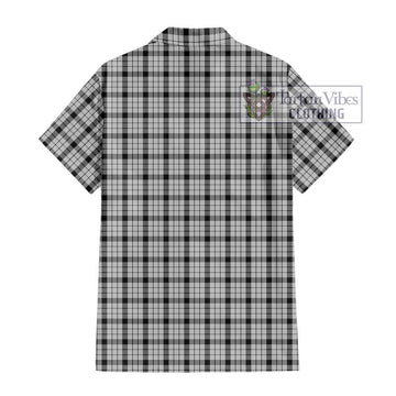 Wallace Dress Tartan Short Sleeve Button Shirt with Family Crest DNA In Me Style