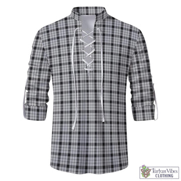 Wallace Dress Tartan Men's Scottish Traditional Jacobite Ghillie Kilt Shirt