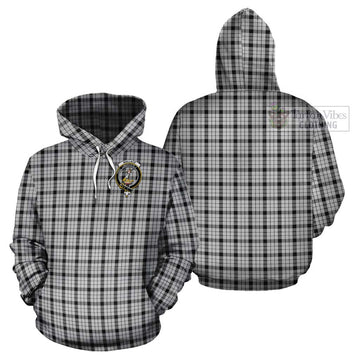 Wallace Dress Tartan Cotton Hoodie with Family Crest