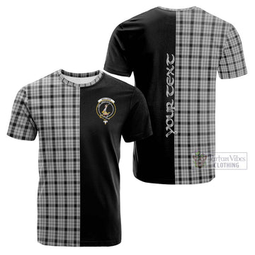 Wallace Dress Tartan Cotton T-shirt with Family Crest and Half Of Me Style