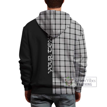 Wallace Dress Tartan Hoodie with Family Crest and Half Of Me Style