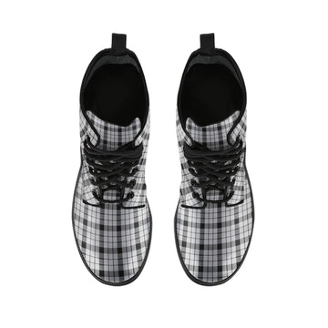 Wallace Dress Tartan Leather Boots