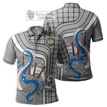 Wallace Dress Tartan Polo Shirt with Epic Bagpipe Style