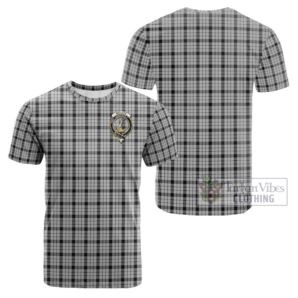 Tartan Vibes Clothing Wallace Dress Tartan Cotton T-Shirt with Family Crest