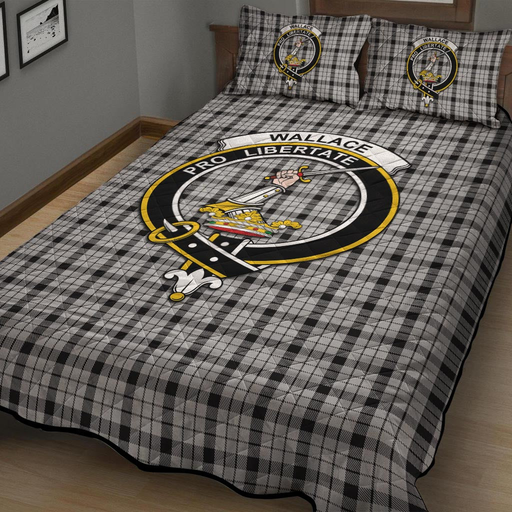 Wallace Dress Tartan Quilt Bed Set with Family Crest - Tartan Vibes Clothing