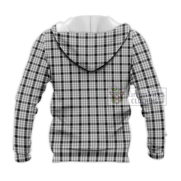 Wallace Dress Tartan Knitted Hoodie with Family Crest DNA In Me Style