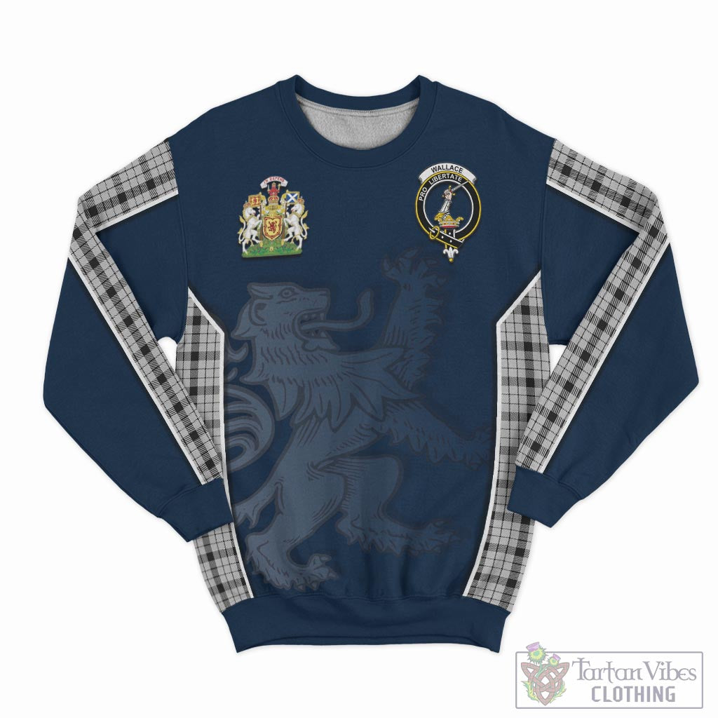 Tartan Vibes Clothing Wallace Dress Tartan Sweater with Family Crest and Lion Rampant Vibes Sport Style