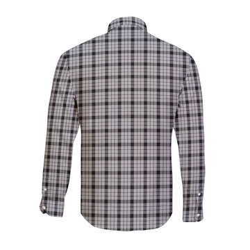 Wallace Dress Tartan Long Sleeve Button Up Shirt with Family Crest