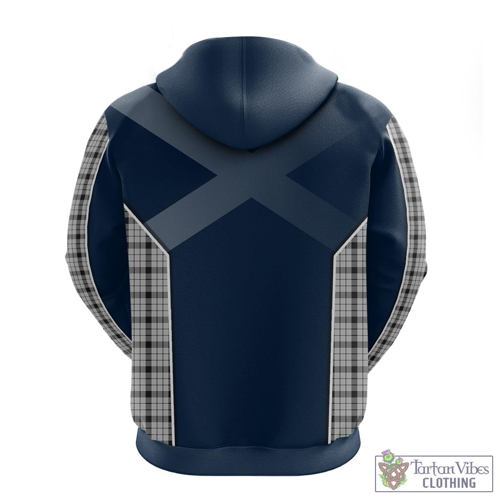 Tartan Vibes Clothing Wallace Dress Tartan Hoodie with Family Crest and Lion Rampant Vibes Sport Style