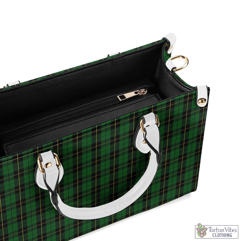 Tartan Vibes Clothing Wallace Hunting Tartan Luxury Leather Handbags