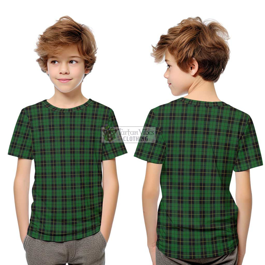 Wallace Hunting Tartan Kid T-Shirt Youth XL Size14 - Tartanvibesclothing Shop