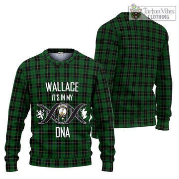 Wallace Hunting Tartan Ugly Sweater with Family Crest DNA In Me Style