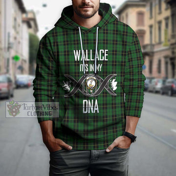 Wallace Hunting Tartan Hoodie with Family Crest DNA In Me Style