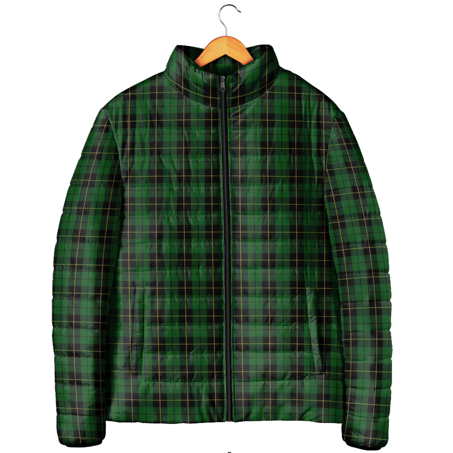 Wallace Hunting Tartan Padded Jacket Men's Padded Jacket - Tartan Vibes Clothing