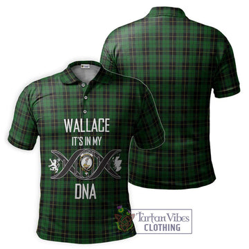 Wallace Hunting Tartan Polo Shirt with Family Crest DNA In Me Style