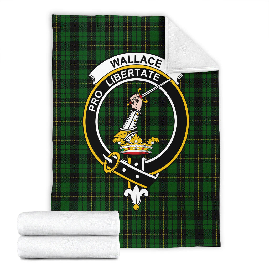 wallace-hunting-tartab-blanket-with-family-crest