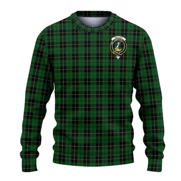 Wallace Hunting Tartan Ugly Sweater with Family Crest