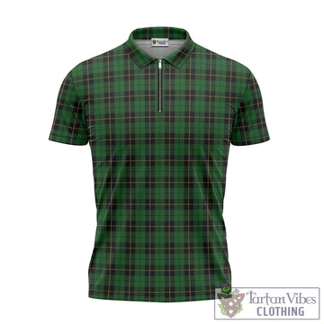 Wallace Hunting Tartan Zipper Polo Shirt