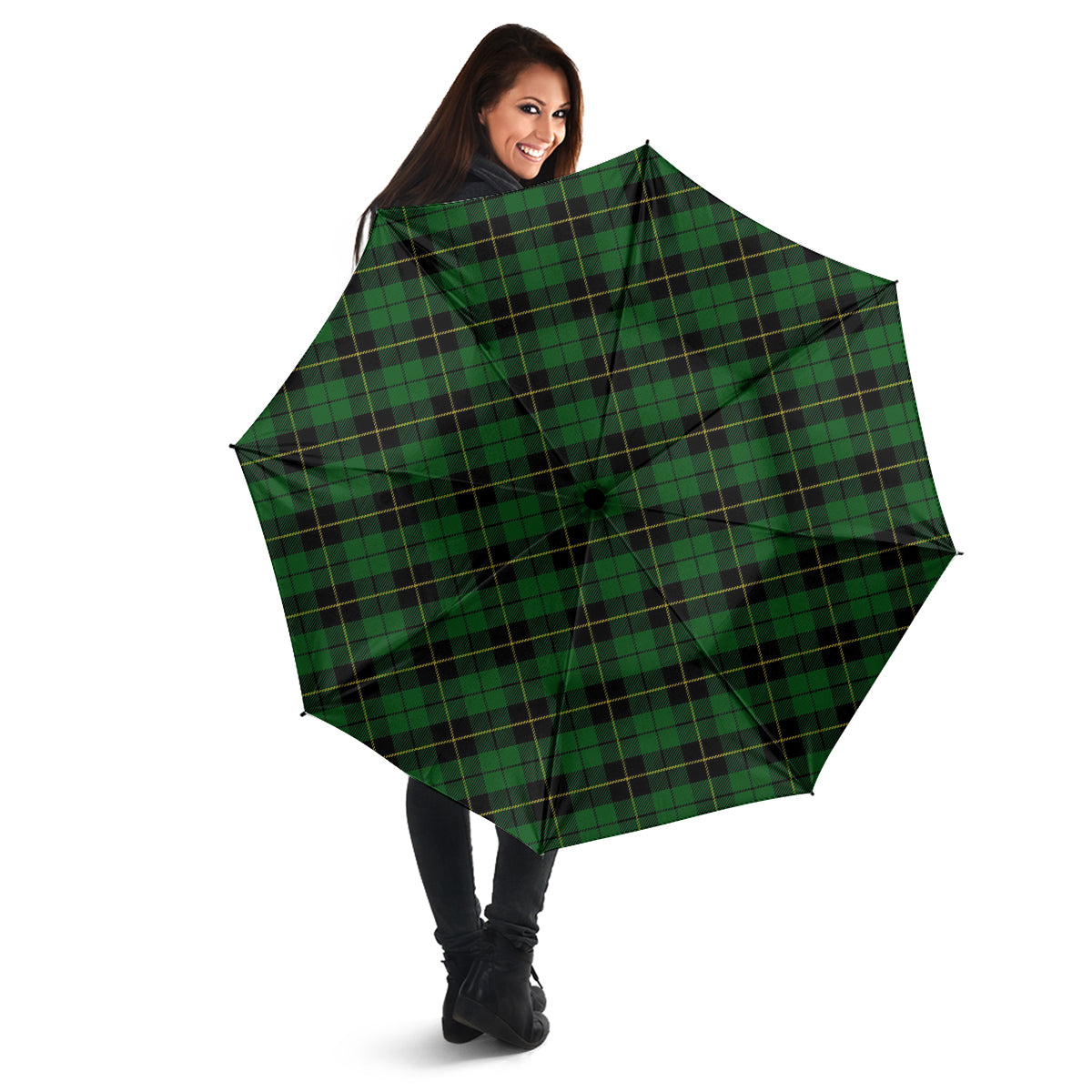 Wallace Hunting Tartan Umbrella - Tartanvibesclothing