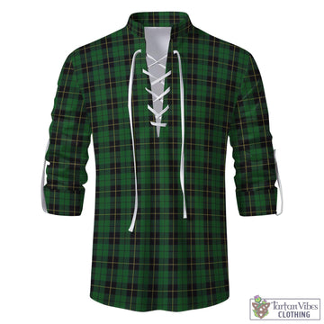 Wallace Hunting Tartan Men's Scottish Traditional Jacobite Ghillie Kilt Shirt