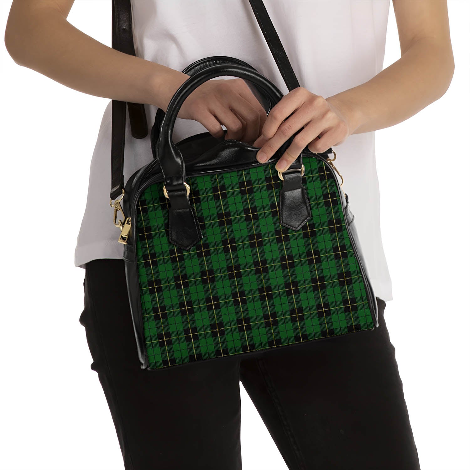 Wallace Hunting Tartan Shoulder Handbags - Tartanvibesclothing