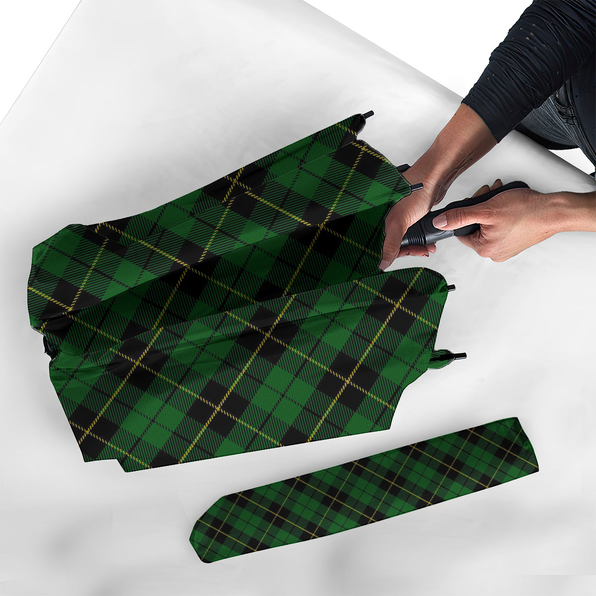 Wallace Hunting Tartan Umbrella - Tartanvibesclothing