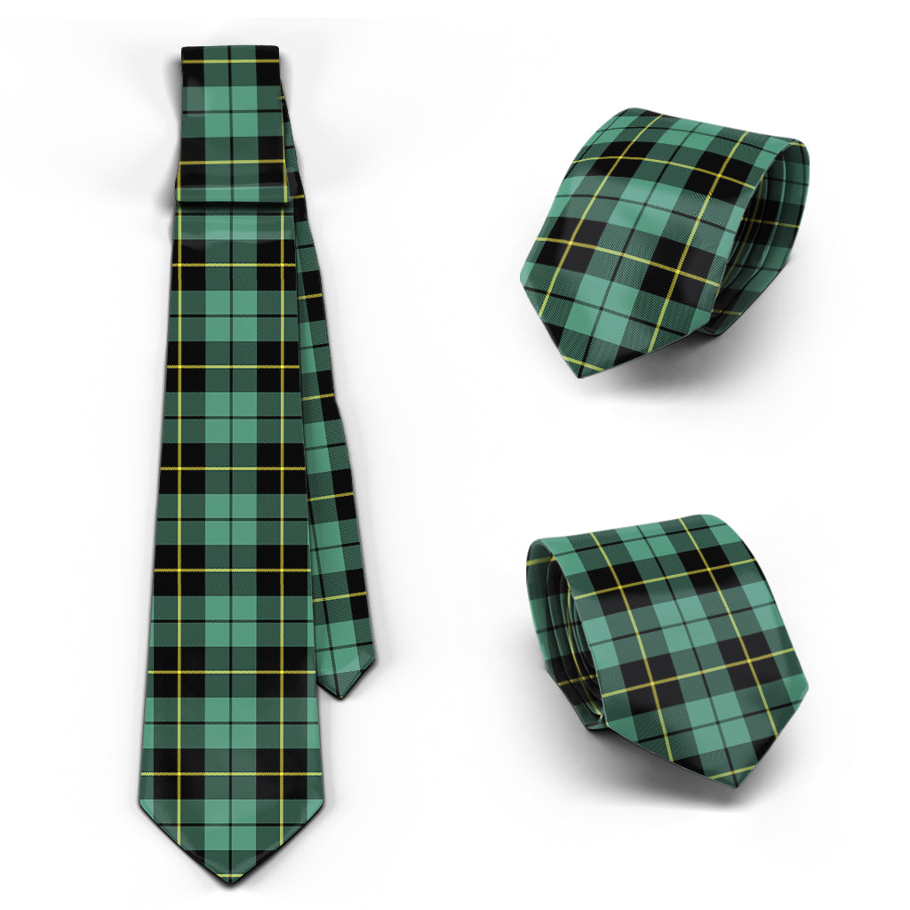 Wallace Hunting Ancient Tartan Classic Necktie Necktie One Size - Tartan Vibes Clothing