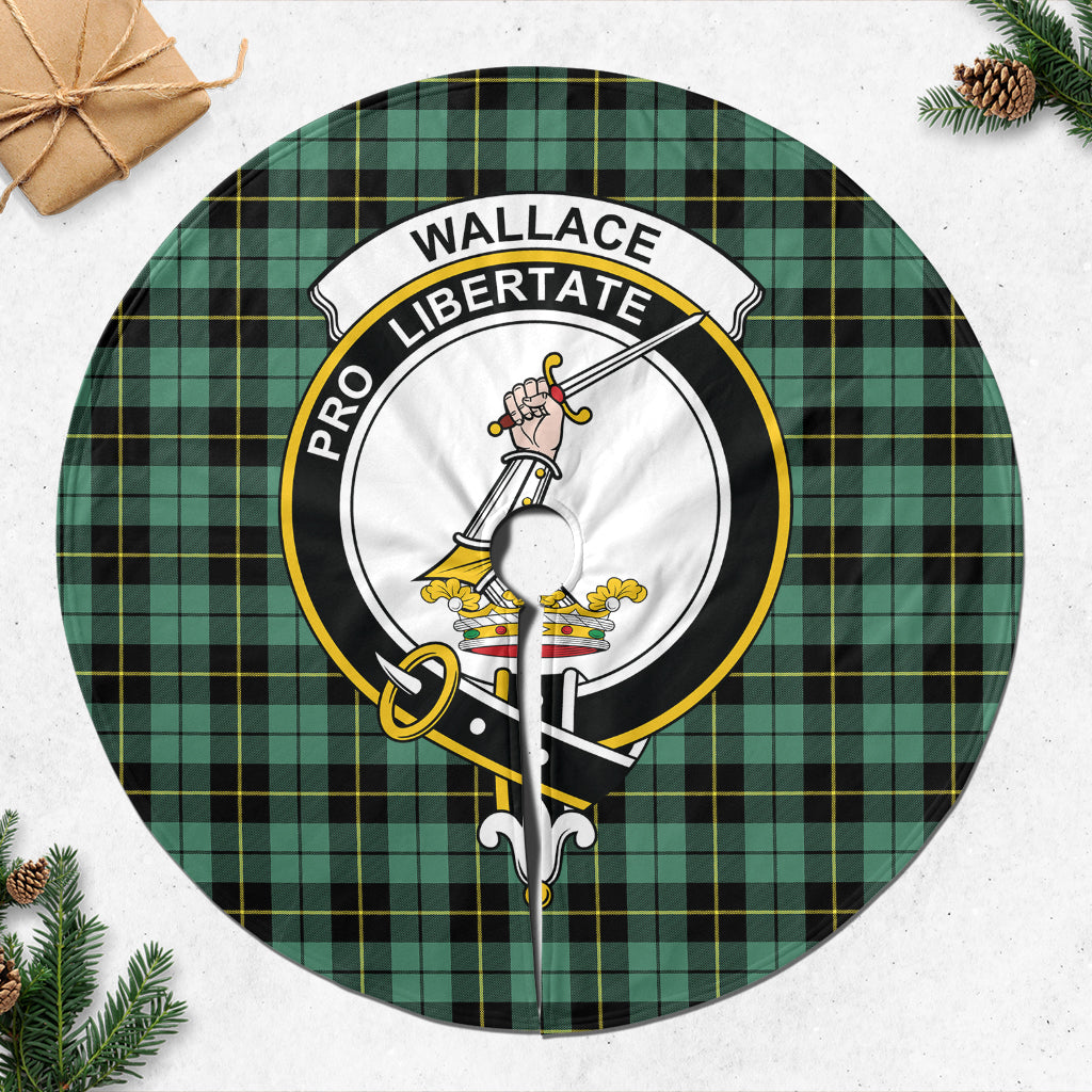 wallace-hunting-ancient-tartan-christmas-tree-skirt-with-family-crest