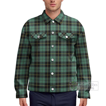 Wallace Hunting Ancient Tartan Unisex Lapel Cotton Jacket