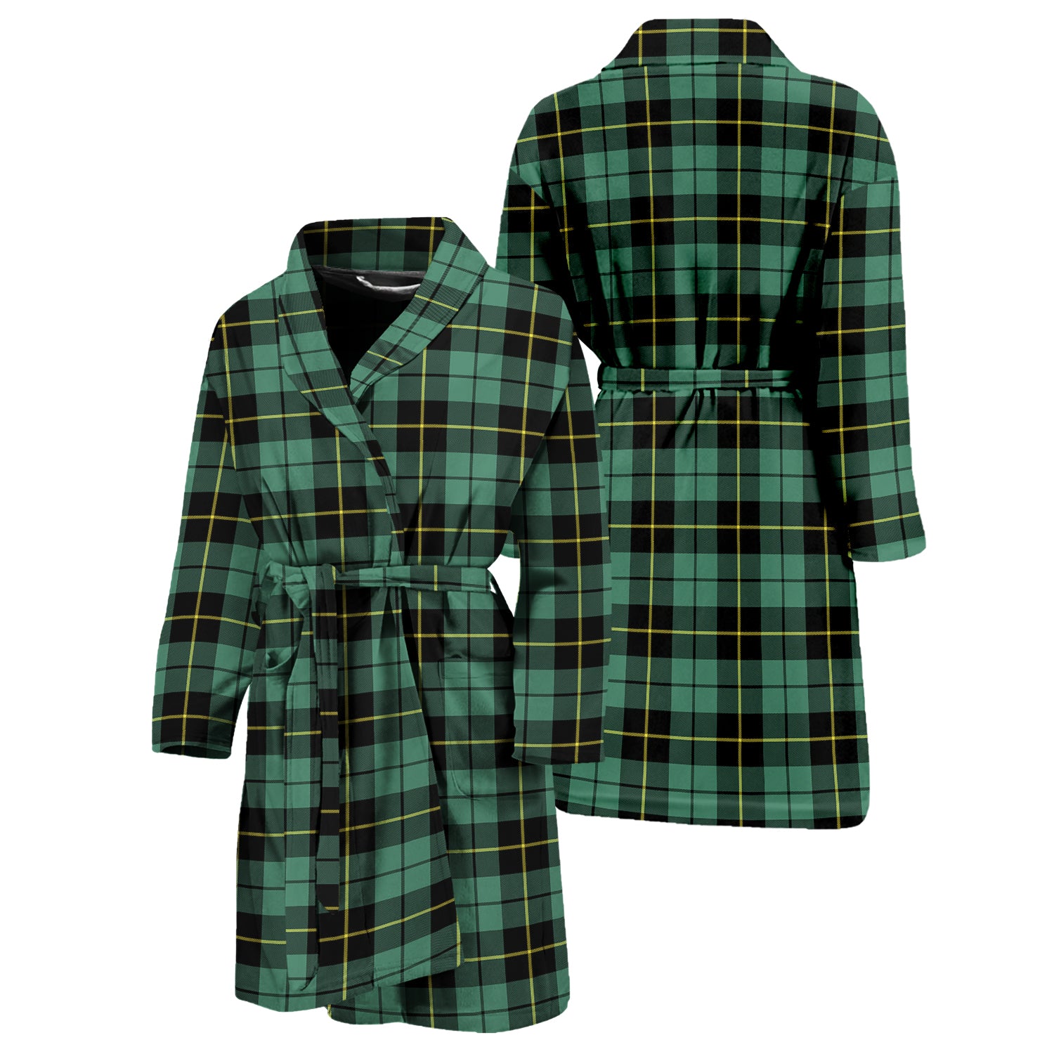 Wallace Hunting Ancient Tartan Bathrobe Unisex M - Tartan Vibes Clothing