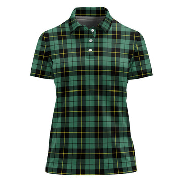 Wallace Hunting Ancient Tartan Polo Shirt For Women