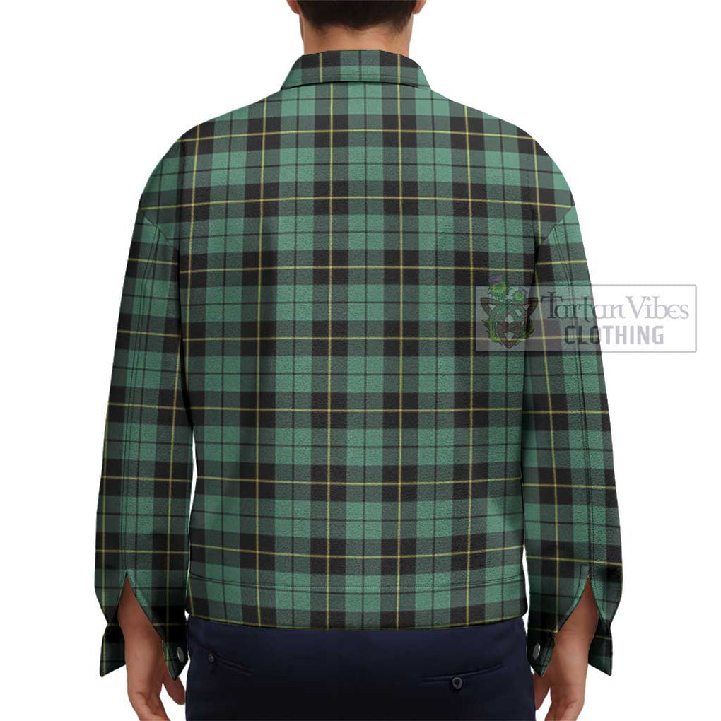 Wallace Hunting Ancient Tartan Unisex Lapel Cotton Jacket - Tartan Vibes Clothing