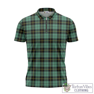 Wallace Hunting Ancient Tartan Zipper Polo Shirt