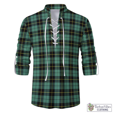 Wallace Hunting Ancient Tartan Men's Scottish Traditional Jacobite Ghillie Kilt Shirt