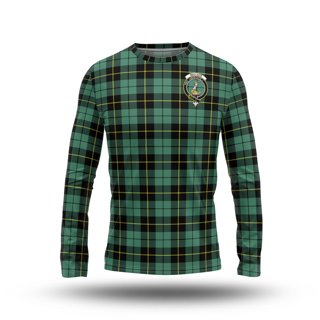 wallace-hunting-ancient-tartan-long-sleeve-t-shirt-with-family-crest