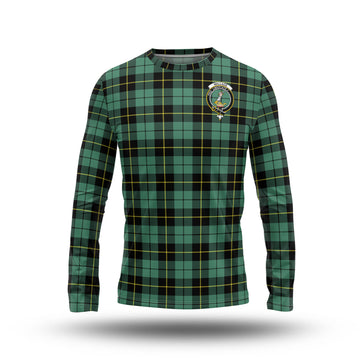 Wallace Hunting Ancient Tartan Long Sleeve T-Shirt with Family Crest