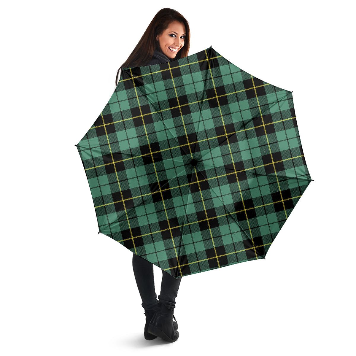 Wallace Hunting Ancient Tartan Umbrella - Tartanvibesclothing