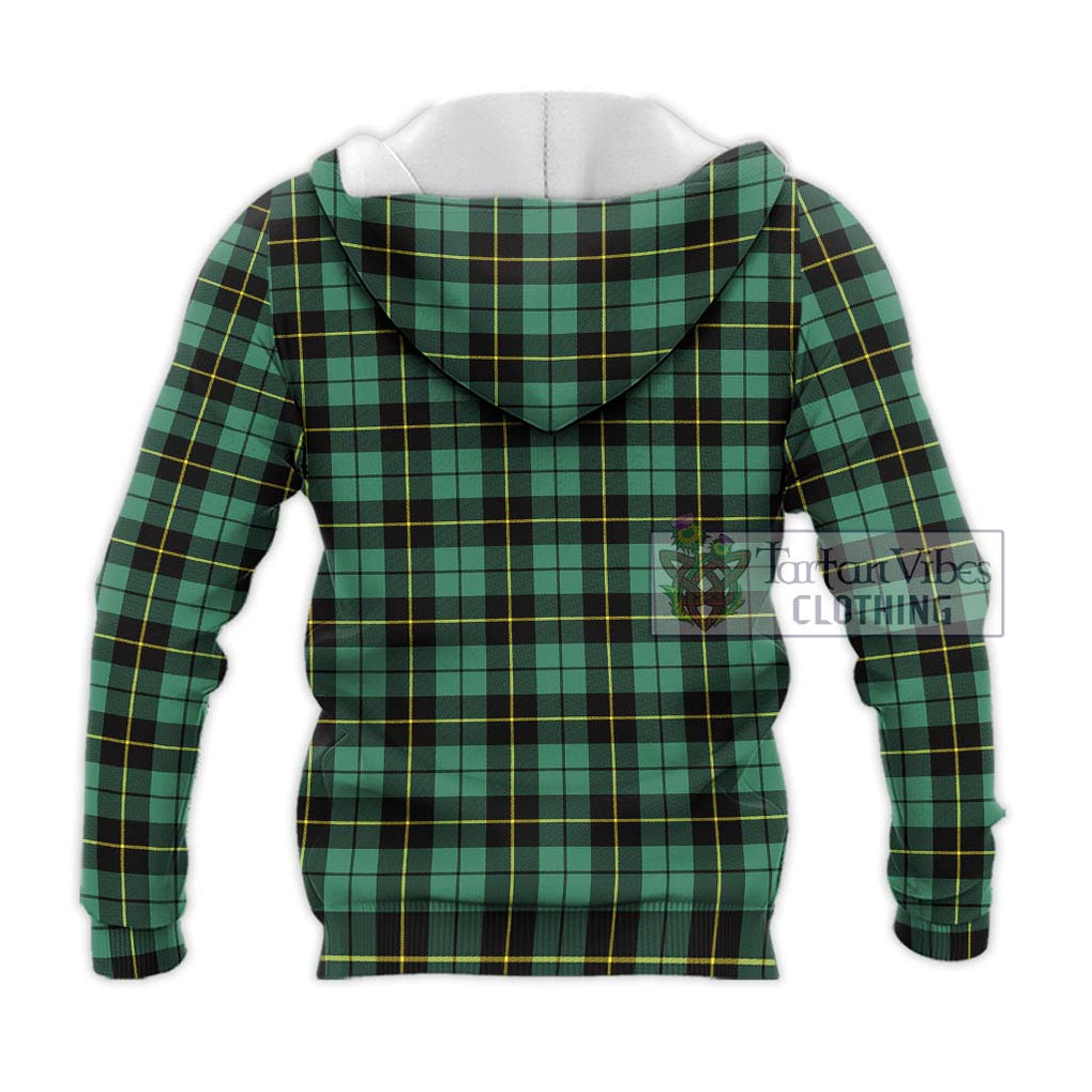 Wallace Hunting Ancient Tartan Knitted Hoodie with Family Crest DNA In Me Style - Tartanvibesclothing Shop