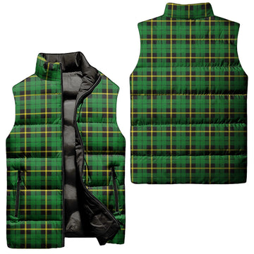 Wallace Hunting Green Tartan Sleeveless Puffer Jacket