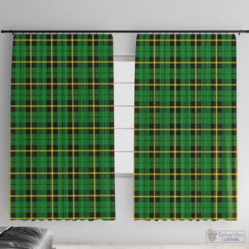 Wallace Hunting Green Tartan Window Curtain