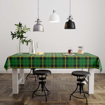 Wallace Hunting Green Tartan Tablecloth