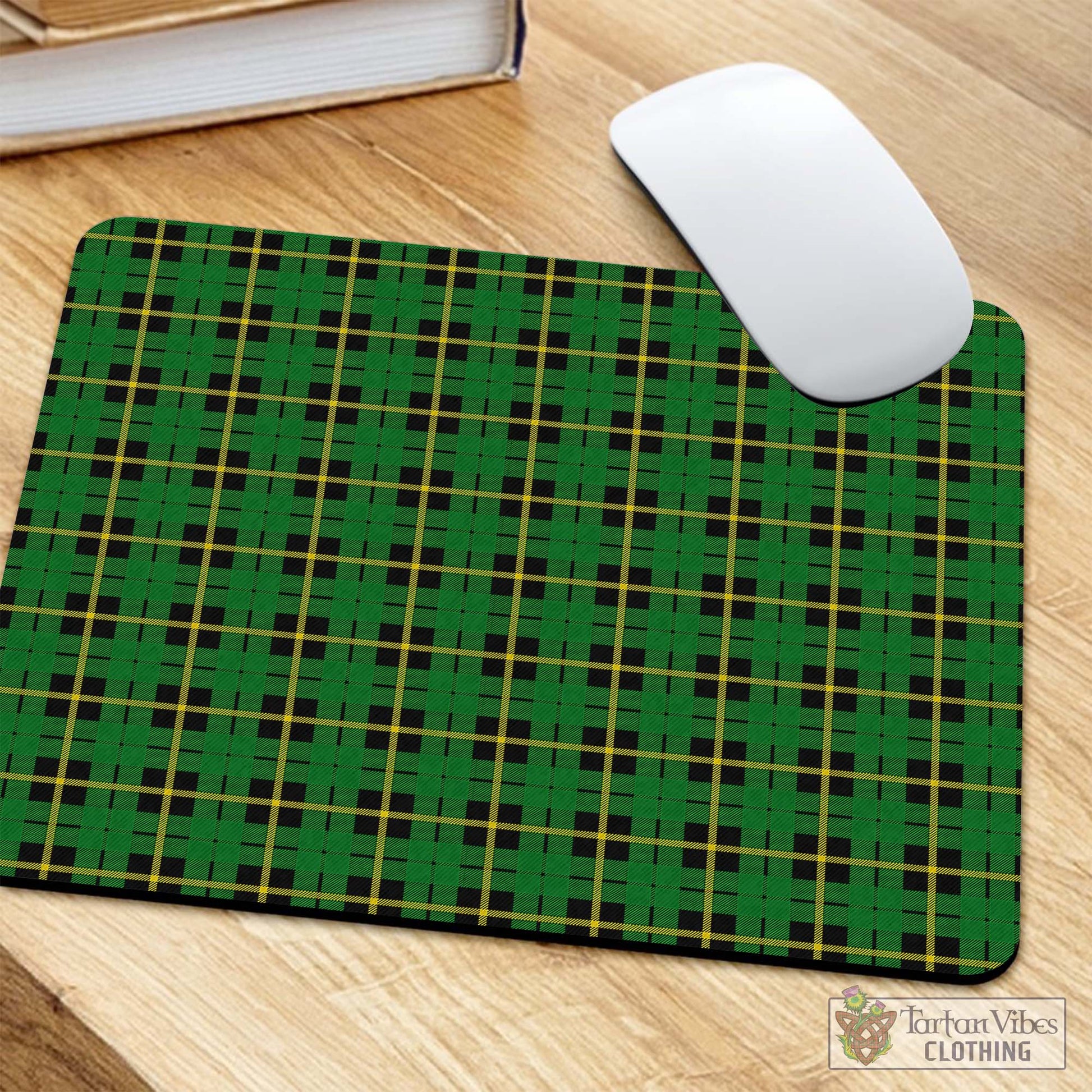 Tartan Vibes Clothing Wallace Hunting Green Tartan Mouse Pad